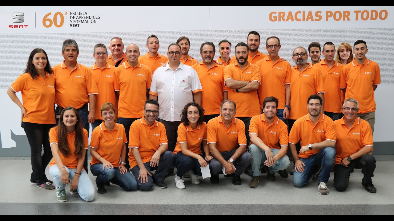 60 Aniversario SEAT Formación 30 de septiembre de 2017