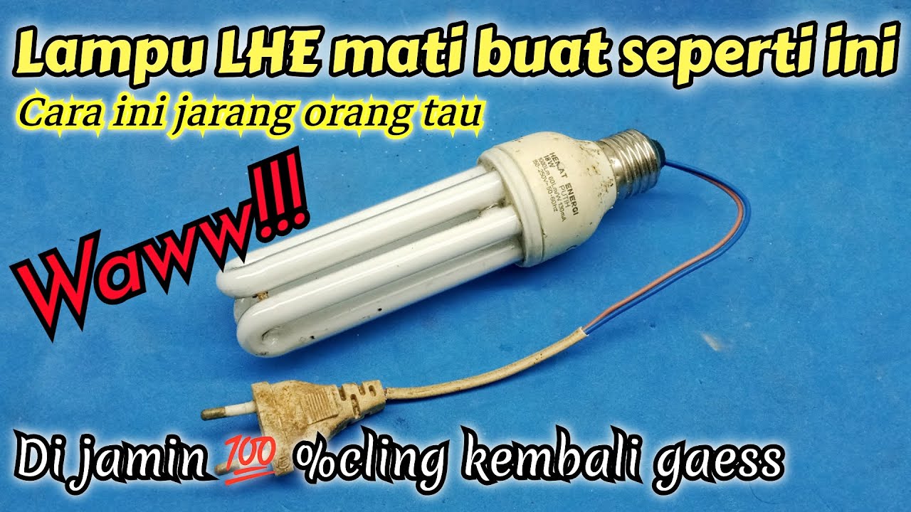 Как справиться с полностью перегоревшей лампой LHE‼️используйте этот верный трюк, который гаранти...