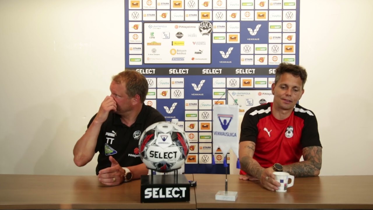 Mustavalko-TV | FC Haka - KuPS 29.6.2022, mediatilaisuus