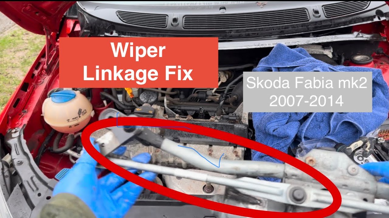 Skoda Fabia Wiper Linkage Permanent Fix For £3.50 - Other Cars Too!