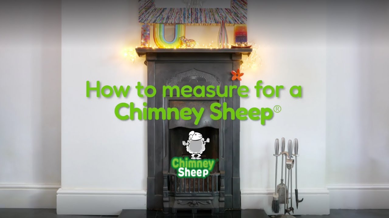 How to measure your chimney for a Chimney Sheep® chimney draught excluder
