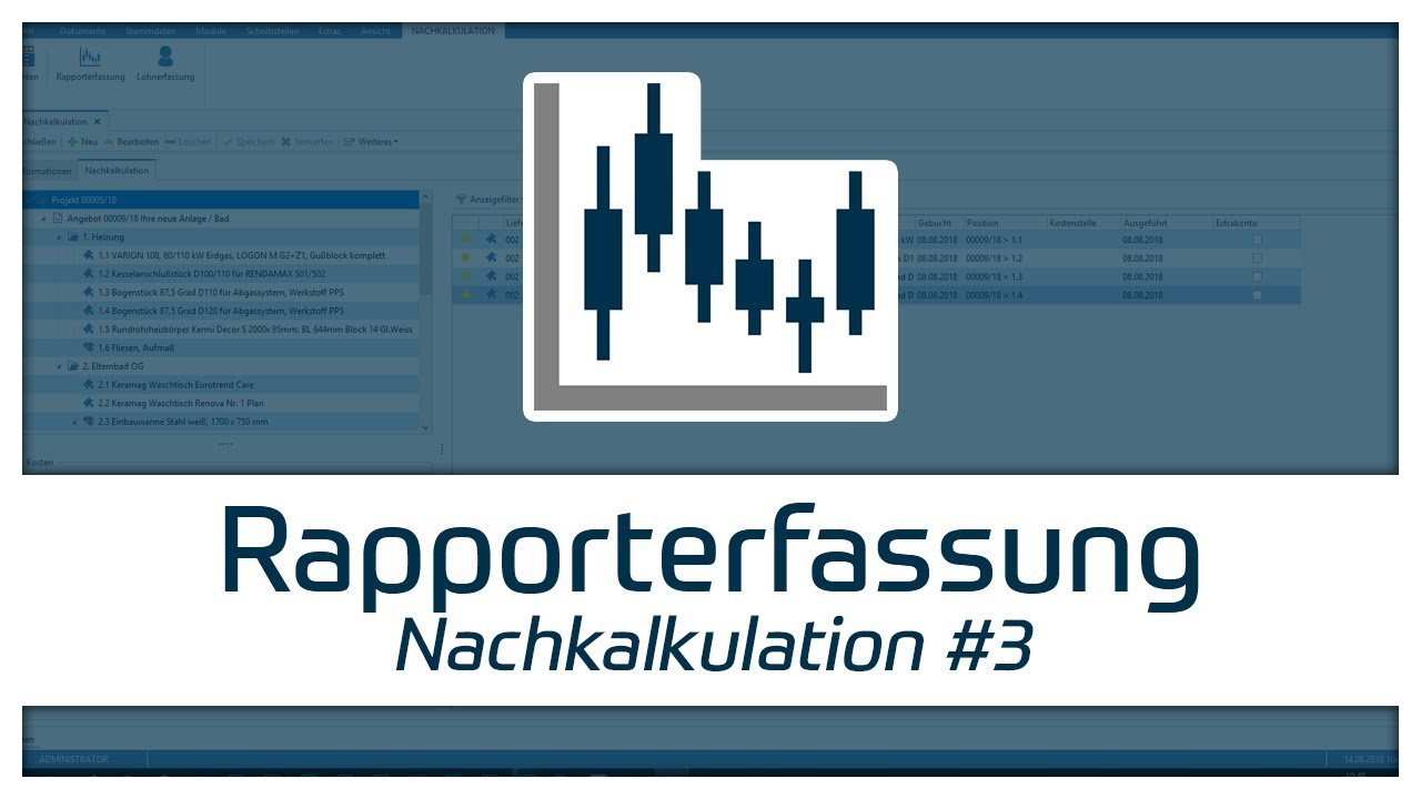 Nachkalkulation #3 - Rapporterfassung | TopKontor Handwerk