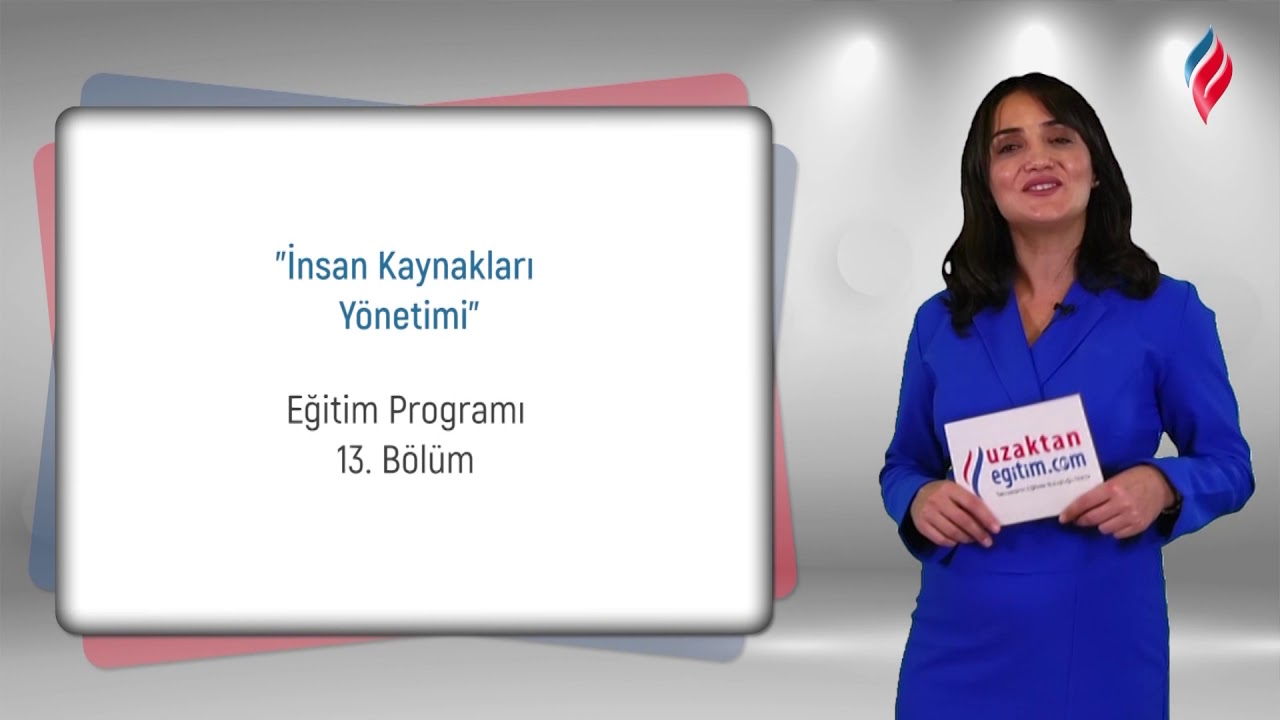 İnsan Kaynakları Eğitimi Tanıtım Videosu -  (İnsan Kaynakları Eğitimi - Uzaktan Eğitim)