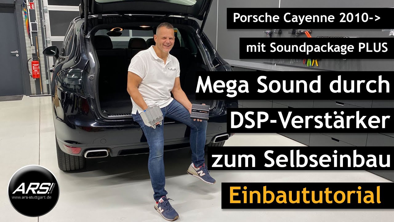 Porsche Soundpackage Plus (ASK), durch DSP-Verstärker mehr Bass und Klang! Einbau Plug&Play-System