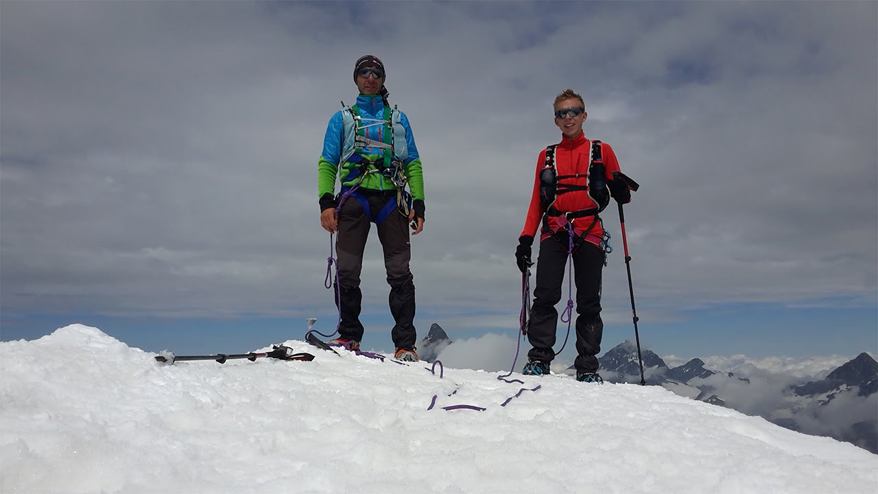 Breithorn Occidentale 4.165m e Breithorn Centrale 4.159m (23-07-2015)