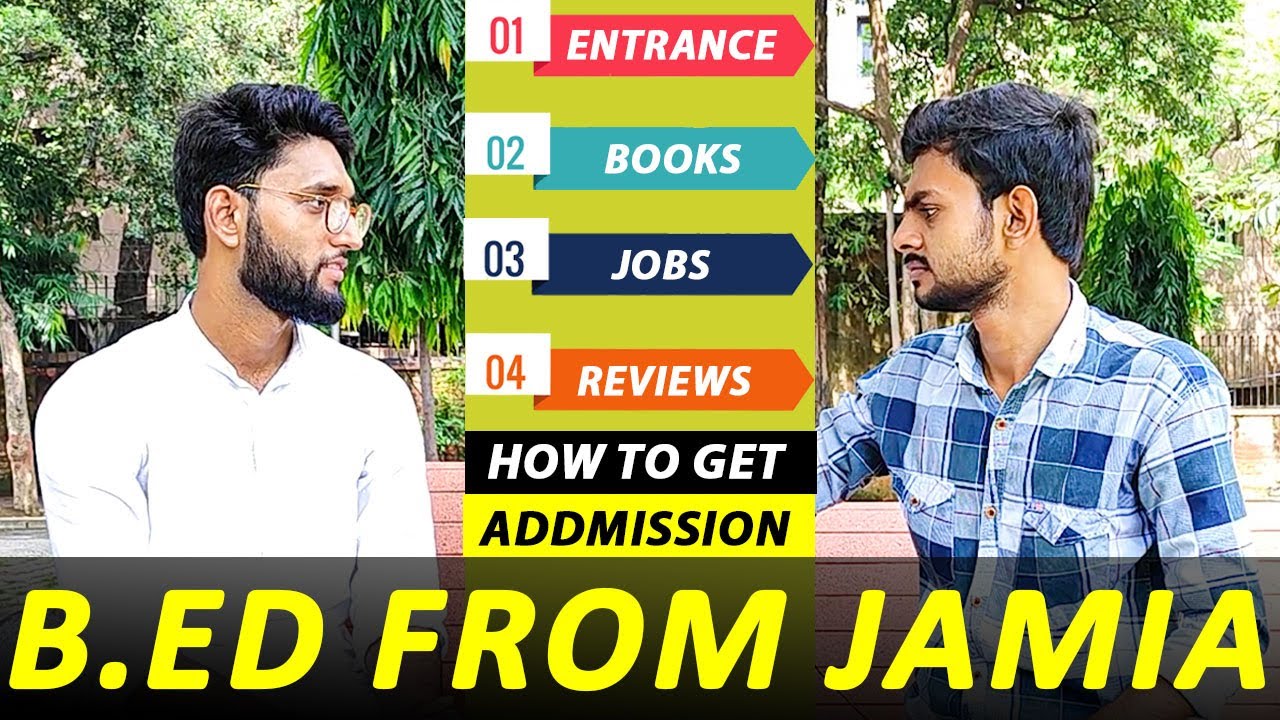 How to get admission in B.ED from JAMIA || Azad Soch