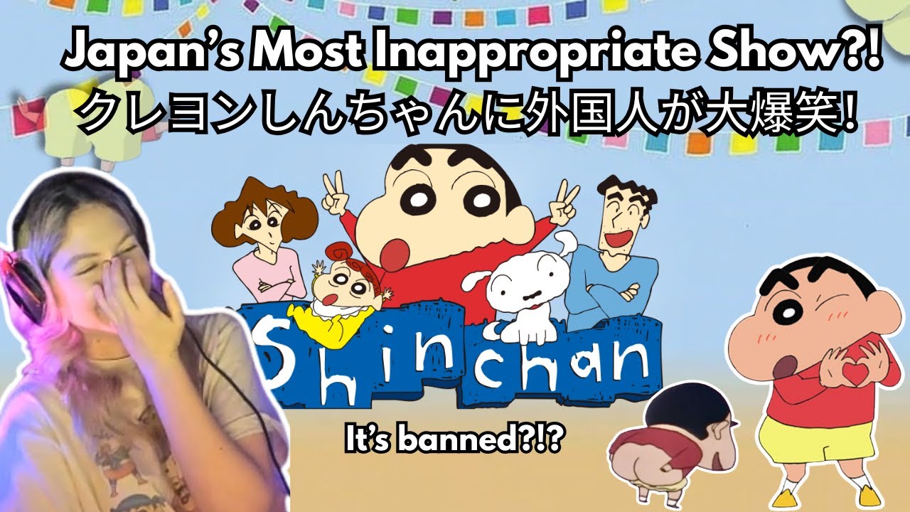 Reacting to Japan&rsquo;s Weirdest Show &ndash; Crayon Shinchan | 外国人がクレヨンしんちゃんに大爆笑
