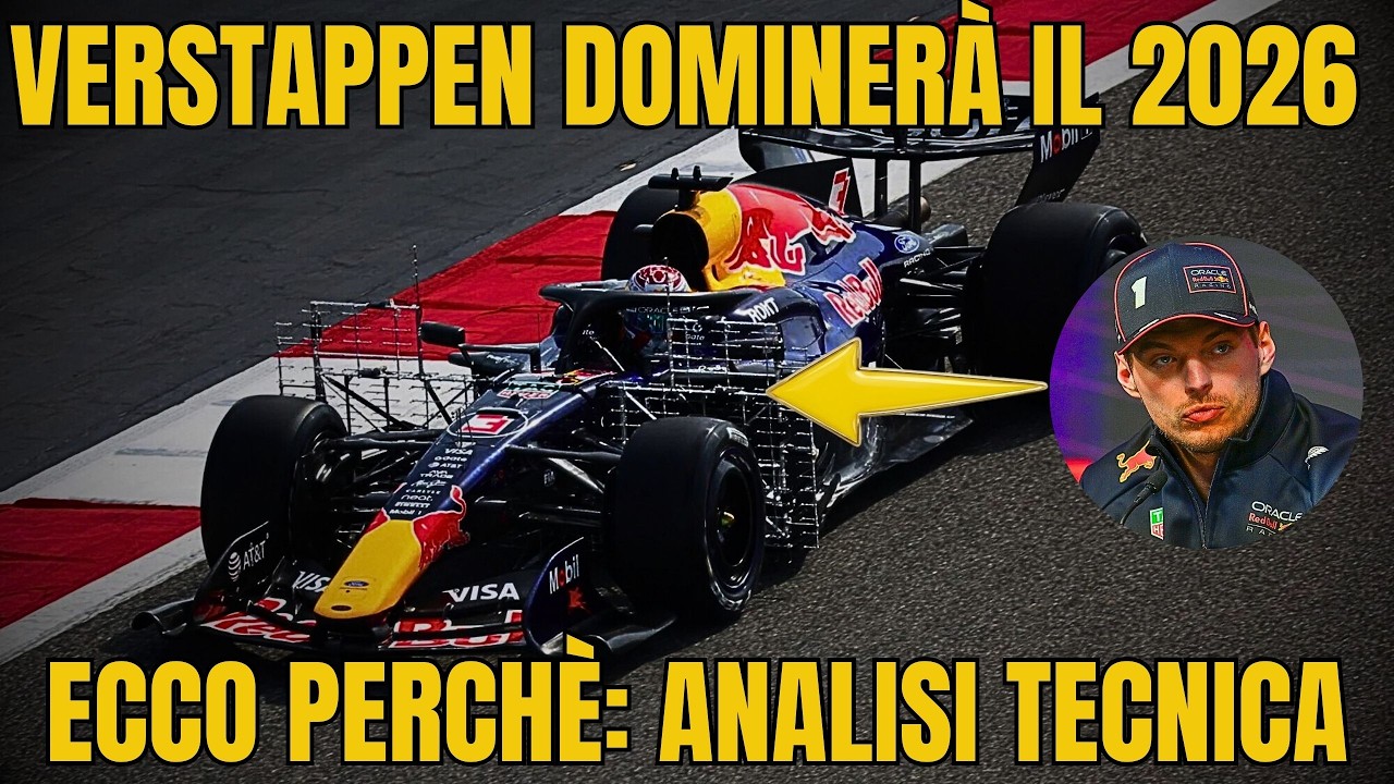 VERSTAPPEN DOMINERÀ IL 2026? Analisi tecnica del nuovo MOTORE FORD!