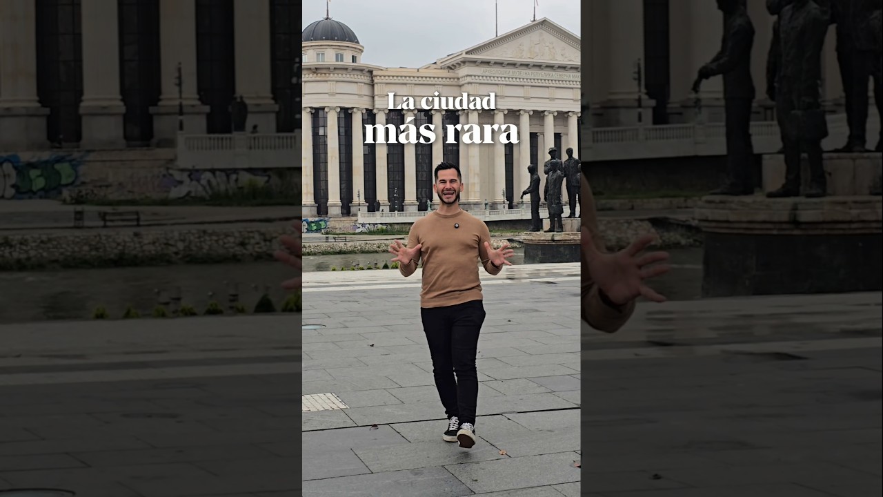 &iexcl;La ciudad m&aacute;s rara y BARATA de Europa! 😱🇲🇰 #skopje #skopie #macedoniadelnorte #europa