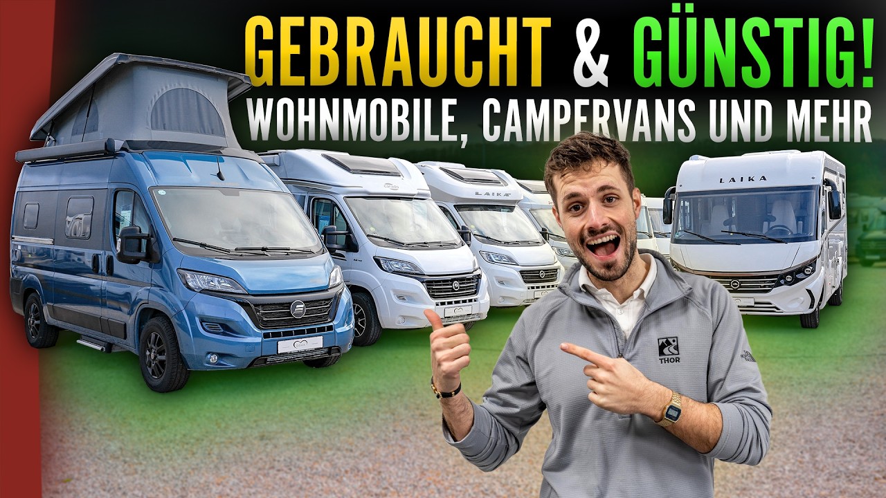 Unsere GEBRAUCHTEN in Wertheim! 🔥 | Flotte im &Uuml;berblick | Wohnmobile, Campervans uvm.