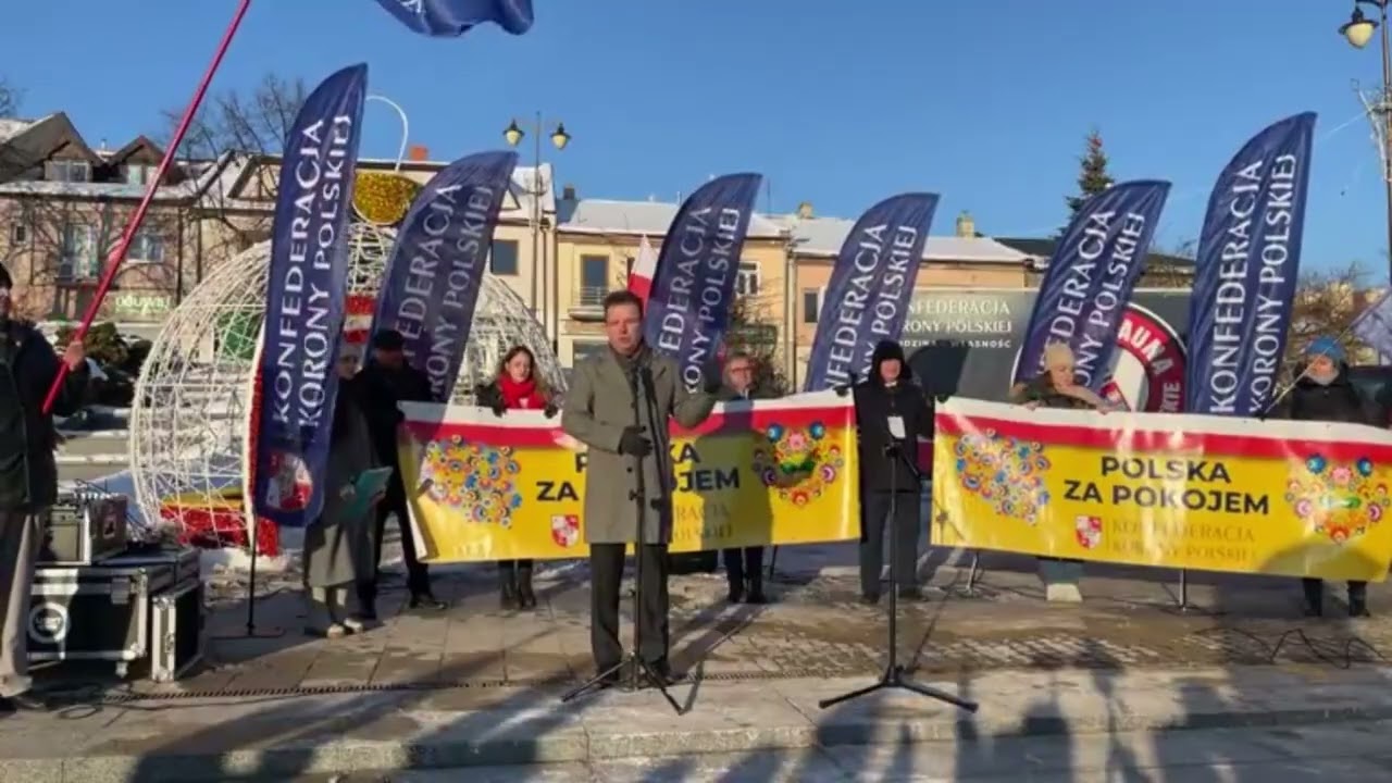 Mecenas Jacek Wilk, Marsz Polska za Pokojem w Ostrowcu Świętokrzyskim 17.01.2026  