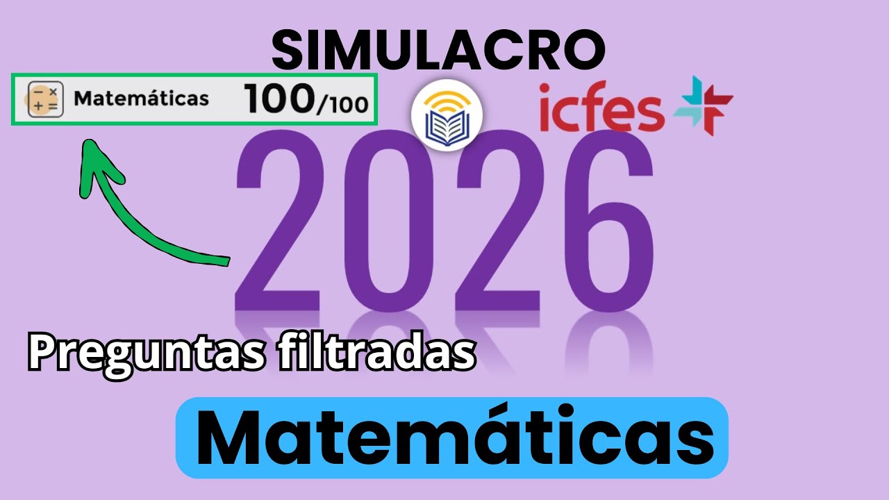 🔥 Simulacro MATEMÁTICAS ICFES 2026 | 15 Preguntas FILTRADAS y Resueltas