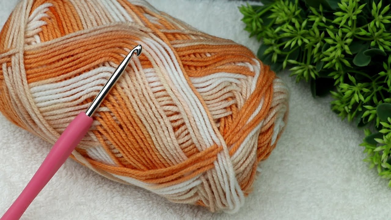 Beautiful! Really simple and Easy crochet Stitch! just 2 Rows! New Crochet pattern