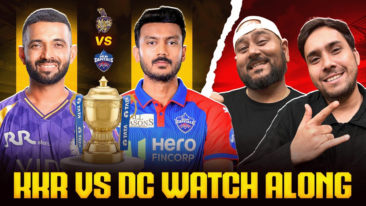 DC vs KKR Watch Along | Reaction | Match Predictions and Fun Banters | IPL 2026