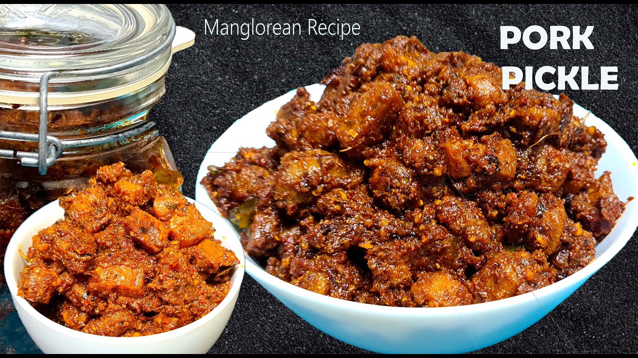 Delicious Pork Pickle | MANGALOREAN Pickled Pork Meat |How to make pork pickle | पोर्क पिकल