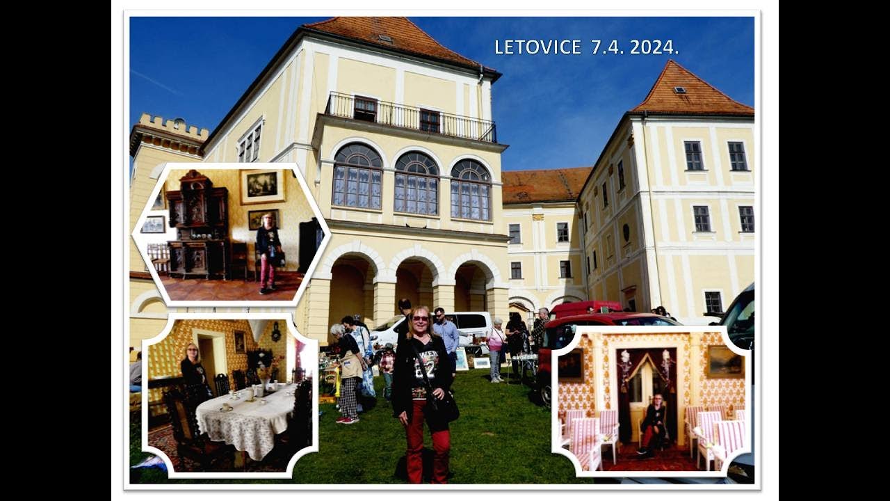 LETOVICE ZÁMEK A BURZA STAROŽITNOSTI 7.4.2024  CZ