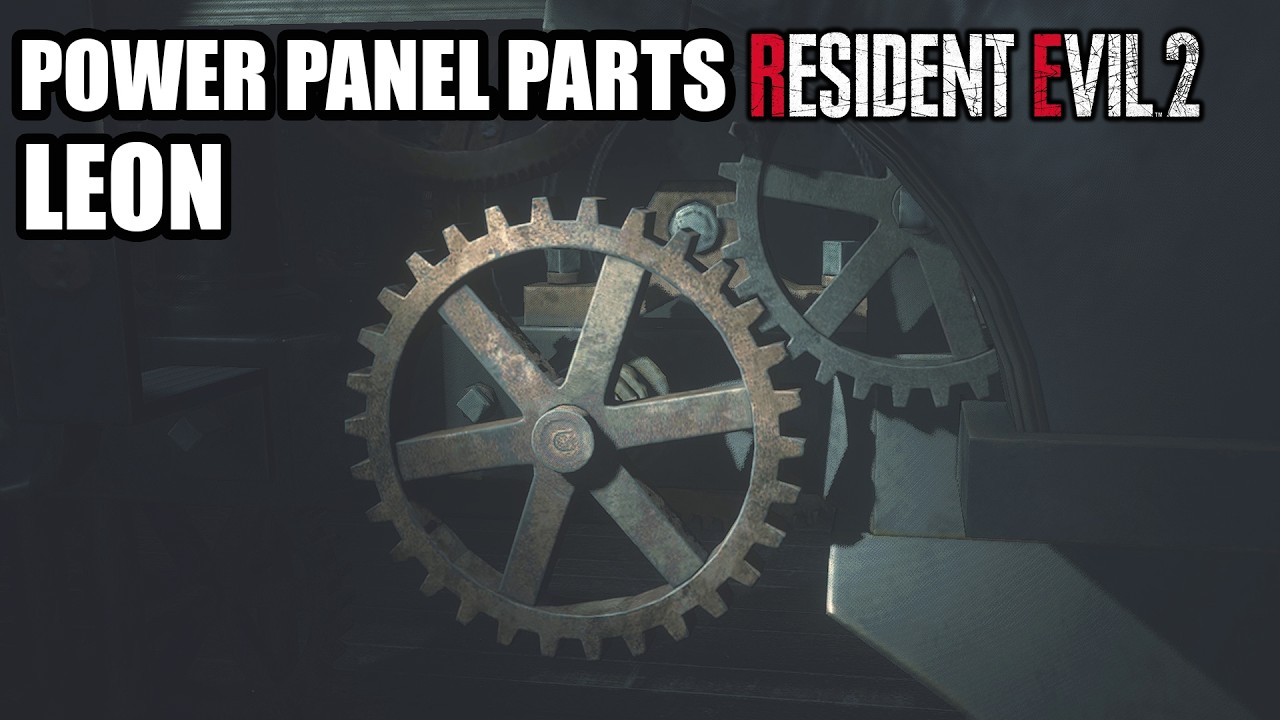 Find Power Panel Parts Guide (Generator Room + Clock Tower) - Resident Evil 2 Leon