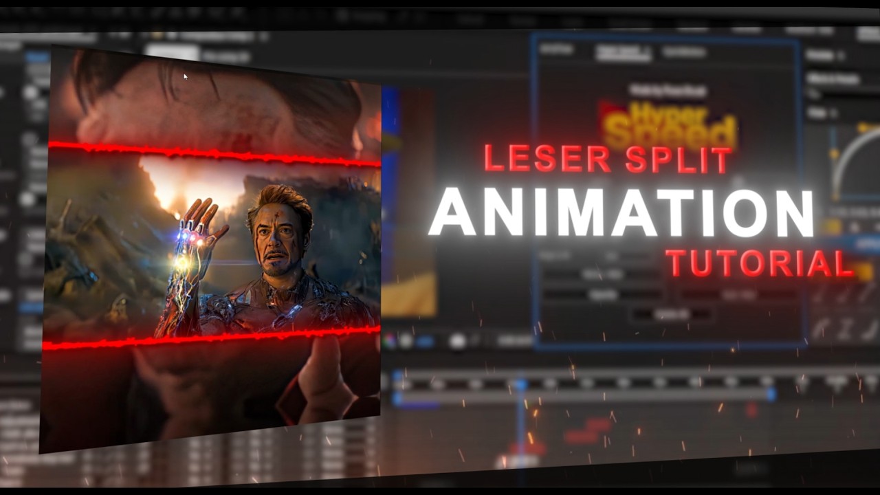 Viral Laser Split Effect Tutorial - Extremely Easy