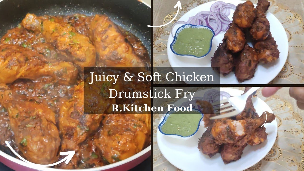 Juicy & Soft Chicken Drumstick Fry | by 