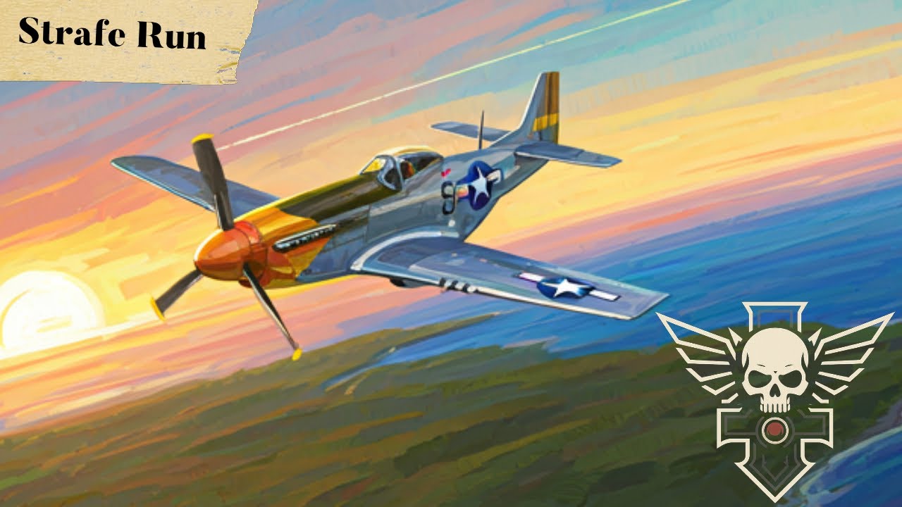 Scout plane strafe