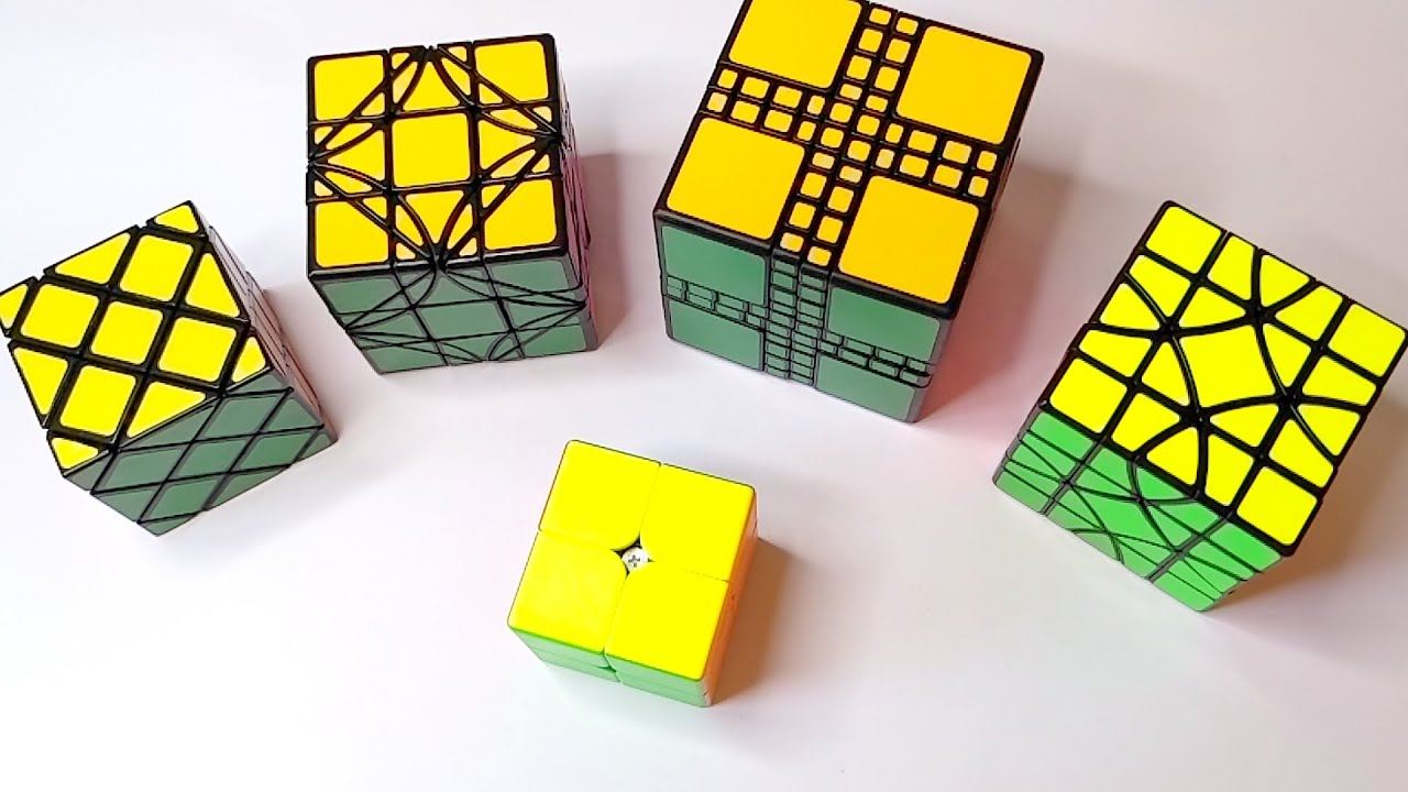 Unboxing & Review (CubeIn): Dreidel Cube, Sun Cube, Grilles Cube, Master Skewb, Master Mixup 1