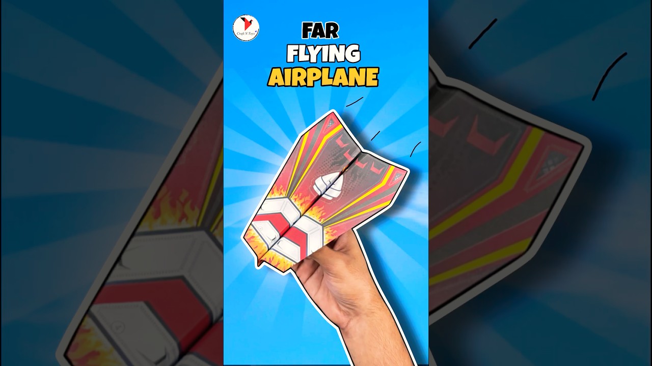How to Make a Fast and Far Flying Paper Plane 🤩