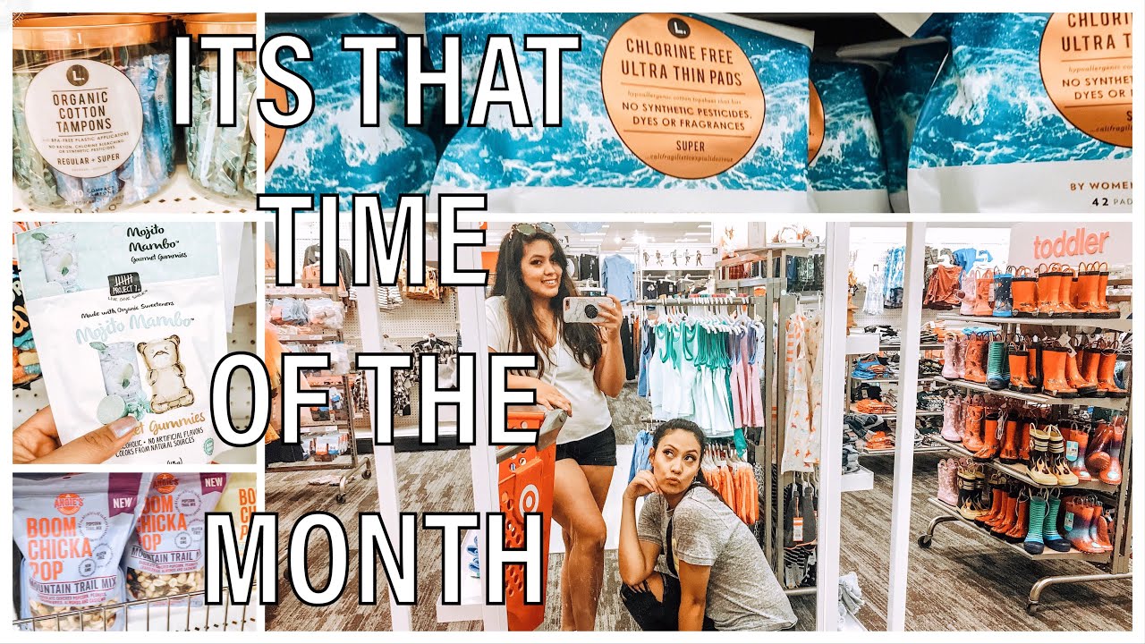 SHOP WITH ME AT TARGET PERIOD EDITION | VLOG