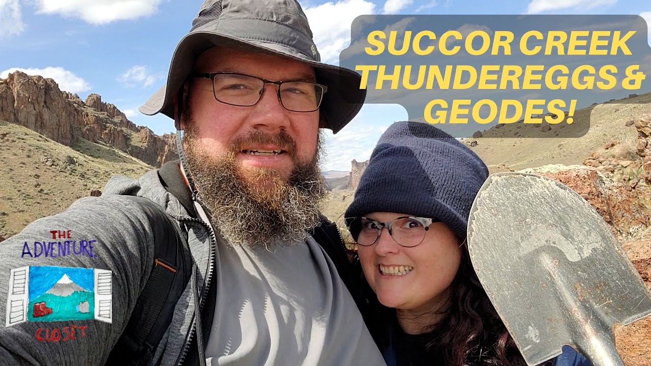 Digging Thundereggs & Mine exploration | Succor Creek, Oregon (Owyhee) | Free camping too!