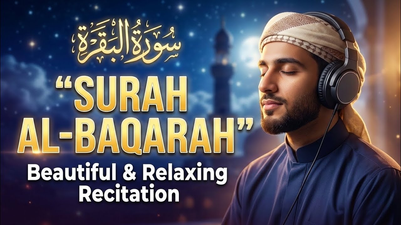 Surah Baqarah Full | Powerful Quran Recitation for Protection & Blessings | Peaceful Tilawat 
