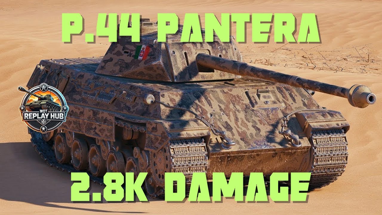 P44 Pantera DOMINATES in World of Tanks with 2.8K Damage
