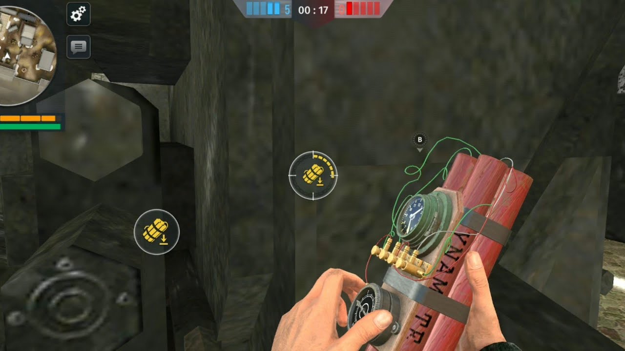 World War 2 Battle Combat Use weapons Kar98K ELITE Station Map Knives Bomb mode Gameplay