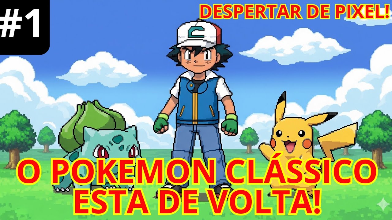 DESPERTAR DE PIXEL - UMA NOVA JORNADA POKÉMON - GAMEPLAY PT BR 