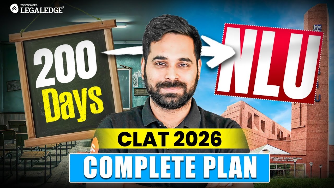 CLAT 2026 6 Months Study Plan | Month-Wise CLAT Preparation Strategy Explained