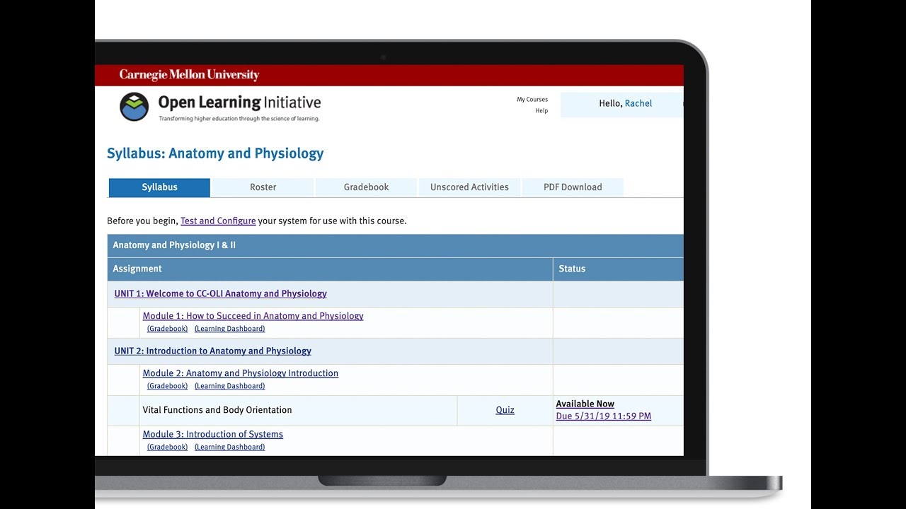 Open Learning Initiative (OLI) Courseware Overview