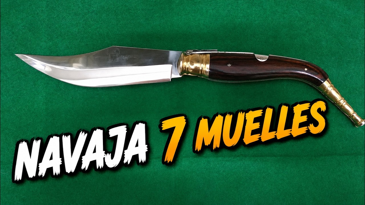 NAVAJA 7 MUELLES o NAVAJA DE CARRACA, DE BANDOLERO O DE CURRO JIMENEZ