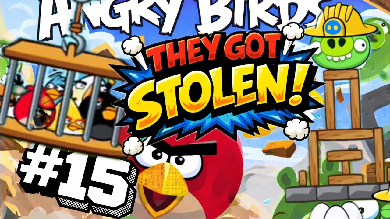 Angry birds walkthrough part 15 The Big Setup levels 1-15 (all 3 stars)