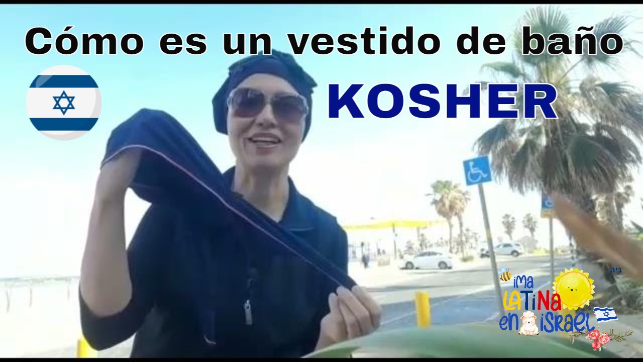 Cómo es un vestido de baño KOSHER?
