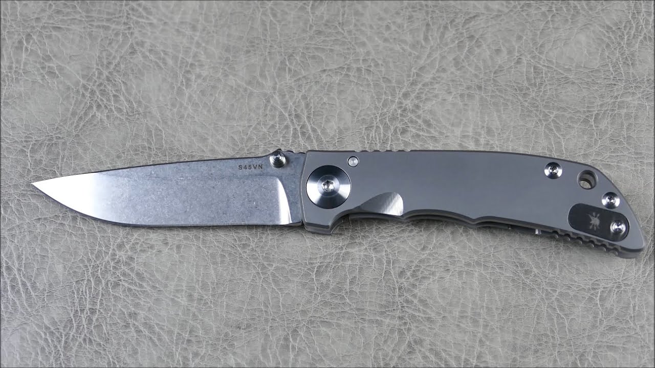 On Point EDC: Spartan Blades – Harsey Folder 3.25; CPM S45VN blade, 6AL4V Titanium handle, USA Made!