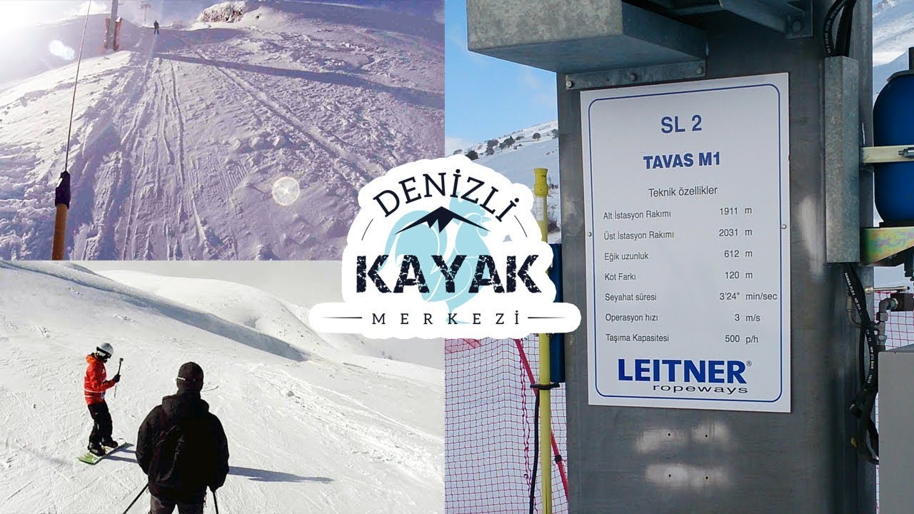 Denizli Kayak Merkezi M1 Pisti Teleski (T-Bar) Tanıtım