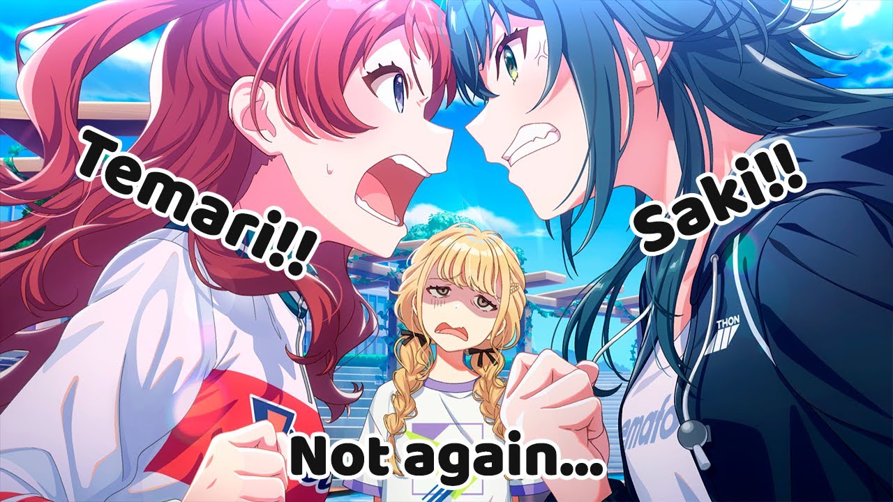 Saki, Temari, Kotone SSR "These Girls Are a Pain" Idolmaster Gakuen