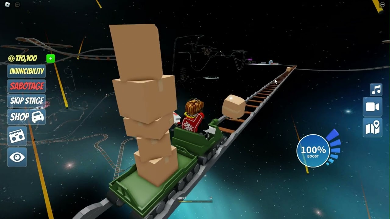 Roblox Cart Ride Delivery Service All Stage (Galaxy Map)