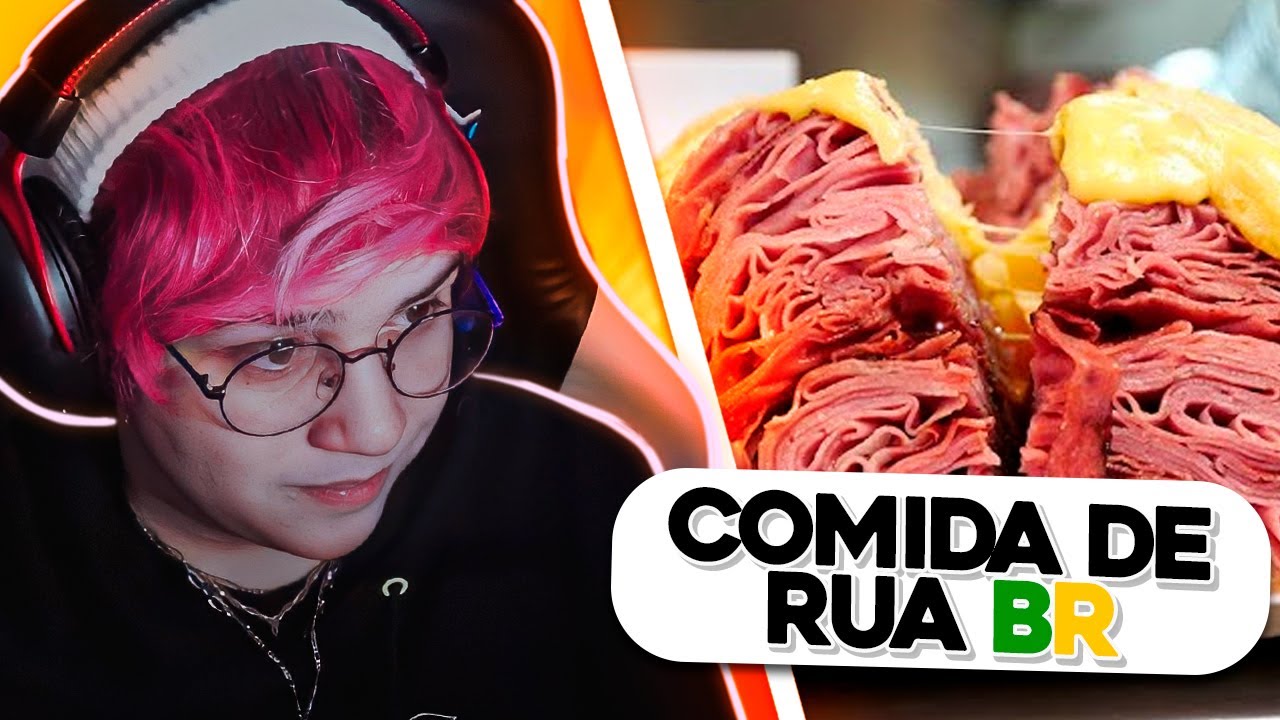SCOTTONAUTA REAGINDO A: COMIDA DE RUA BRASILEIRA