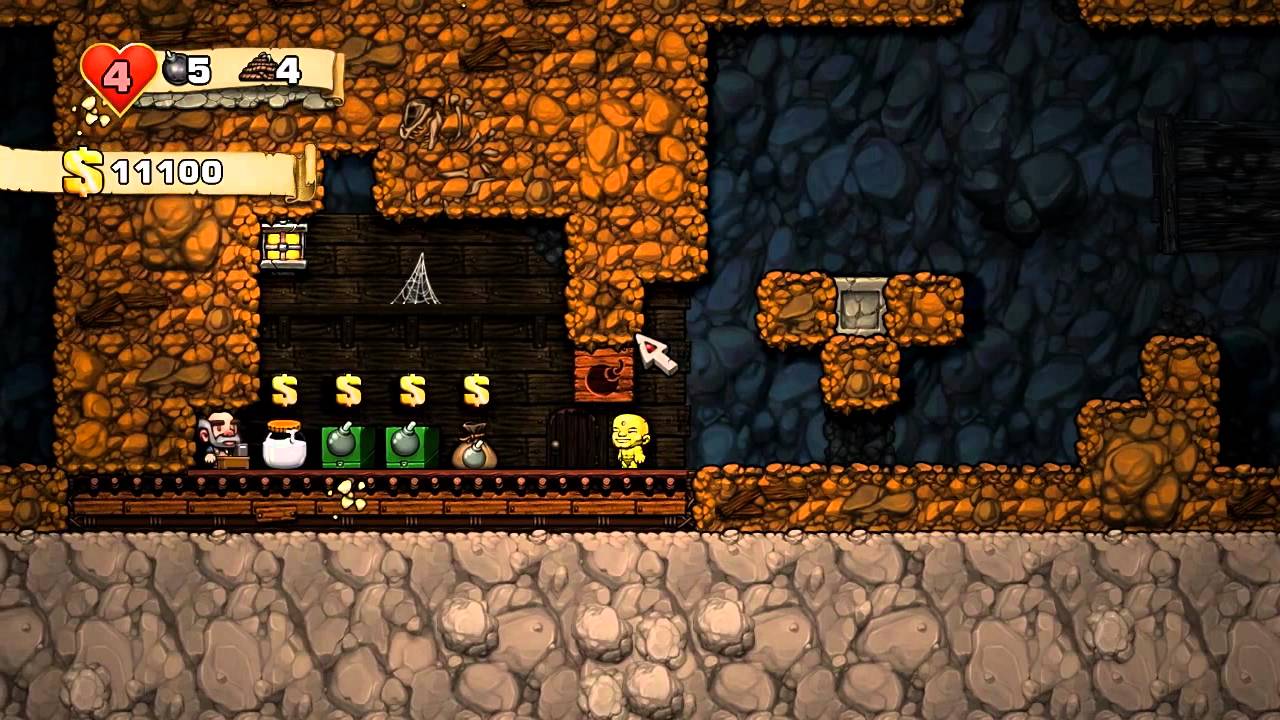 Spelunky - The easiest way to kill shop keepers