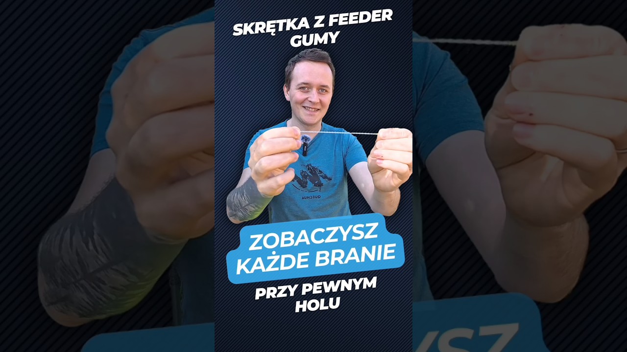Czuły zestaw z feeder gumą #wędkarstwo #naryby #wędka #plecionka #łowienie #feeder