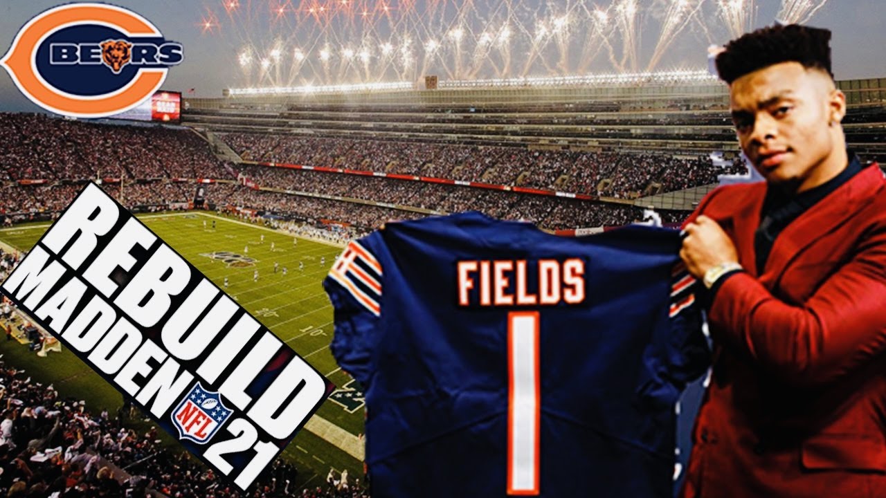 Justin Fields to the Chicago Bears! Madden 21 Realistic Rebuild!