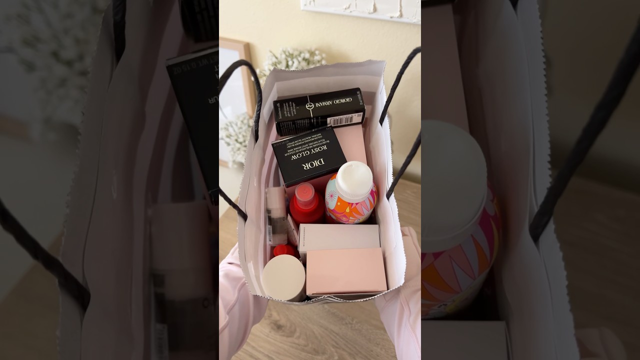 haul!🩷 #sephora #sephorahaul #makeup #skincare #asmr #asmrunboxing #haul #shopping #beauty #shorts