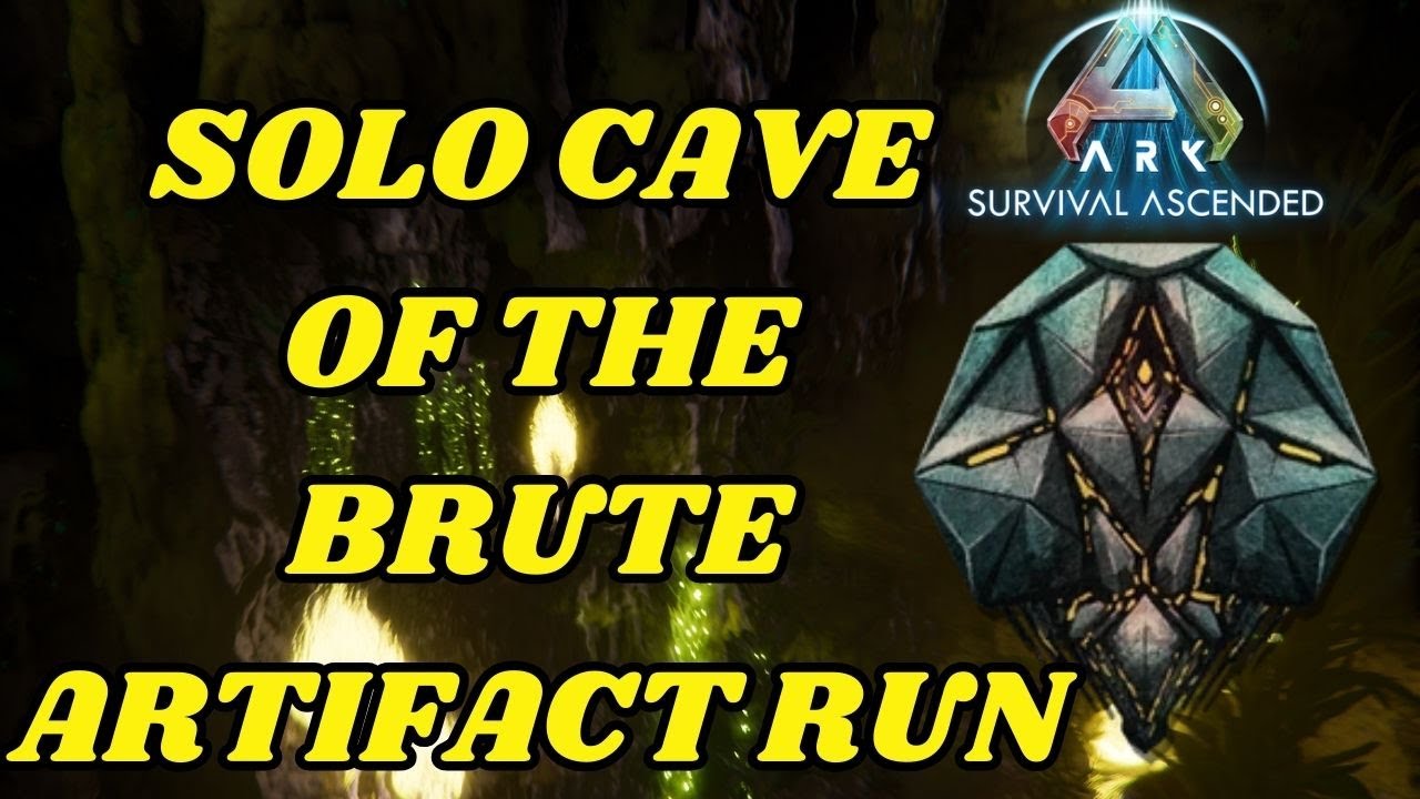 Cave of the Brute Location & How to Solo it For 3 Artifacts Ark: Survival Ascended The Island