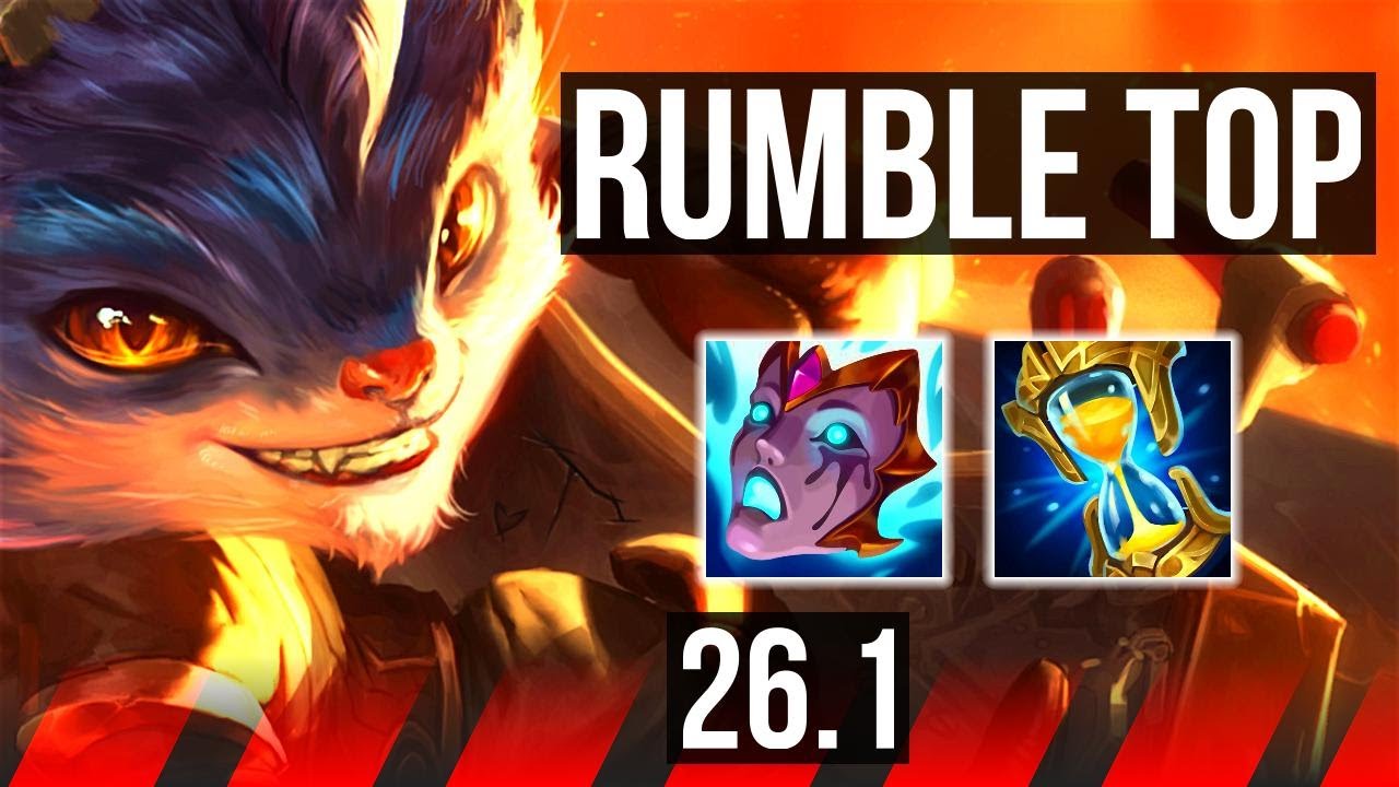 RUMBLE vs SETT (TOP) | Good KDA: 8/1/1 | KR Master | 26.1