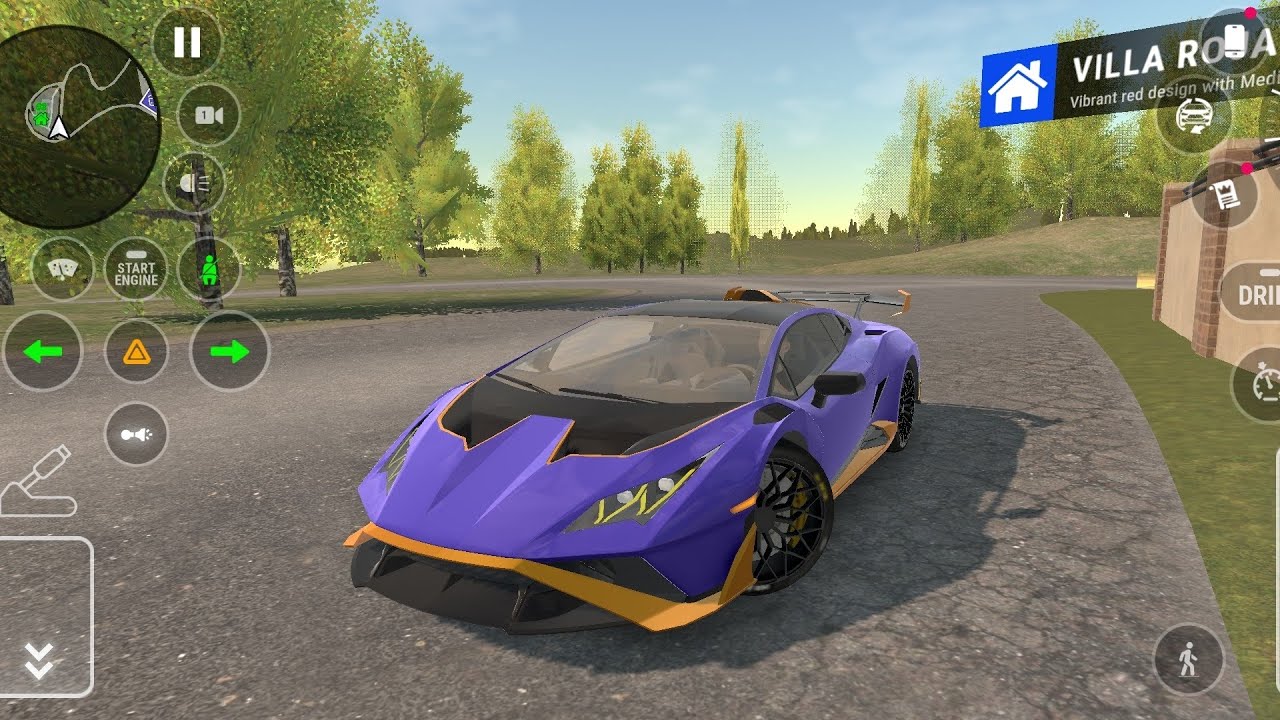 LAMBORGHINI HURACAN STO CAR PARKING DRIVING SCHOOL GAMEPLAY 