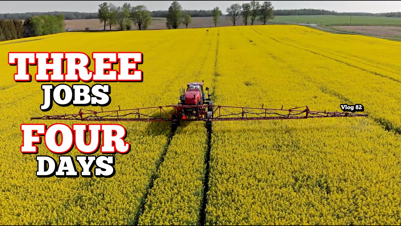 Spraying Canola, Rolling Beans & The END of PLANT 2020!! (or is it...?) | Vlog 82
